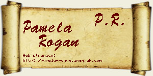 Pamela Rogan vizit kartica